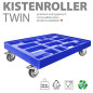 Preview: KISTENROLLER TWIN 800x600 RAL 5010 enzianblau